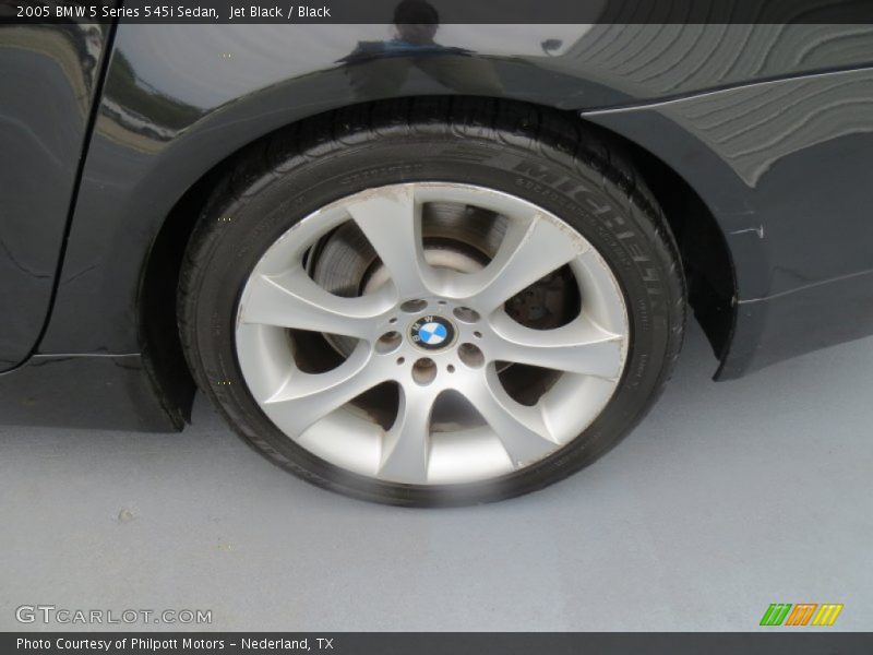 Jet Black / Black 2005 BMW 5 Series 545i Sedan