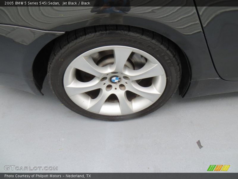 Jet Black / Black 2005 BMW 5 Series 545i Sedan