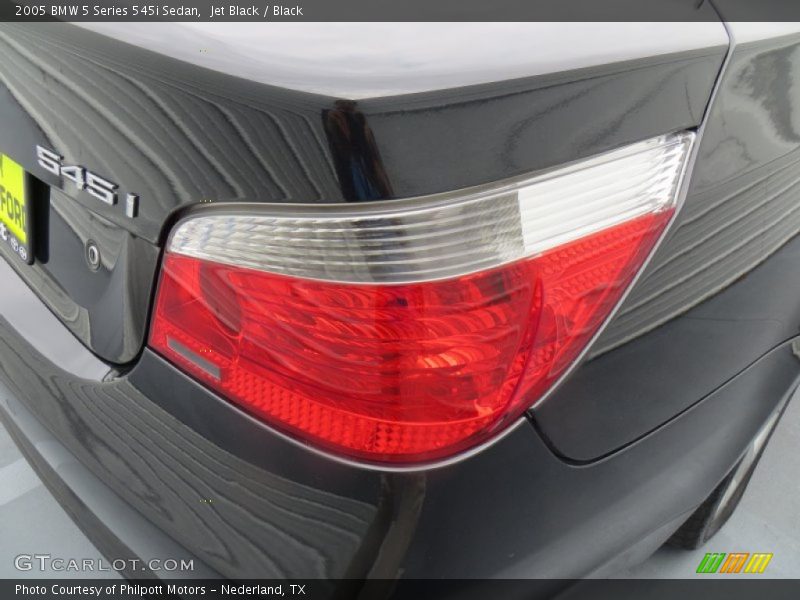 Jet Black / Black 2005 BMW 5 Series 545i Sedan