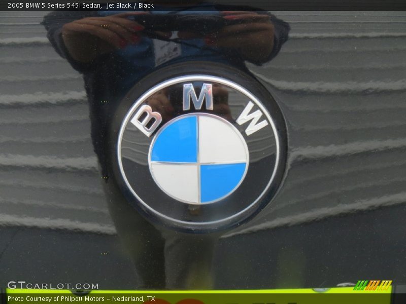 Jet Black / Black 2005 BMW 5 Series 545i Sedan
