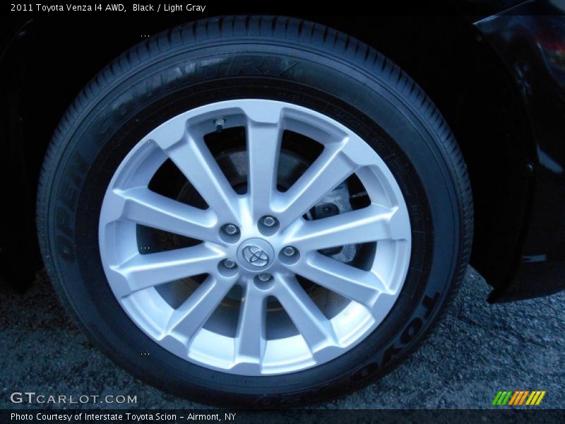 Black / Light Gray 2011 Toyota Venza I4 AWD
