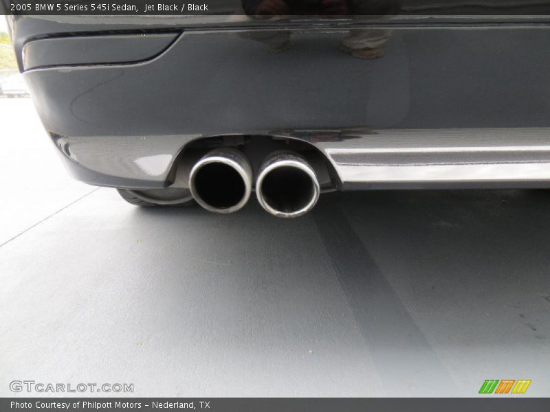 Jet Black / Black 2005 BMW 5 Series 545i Sedan