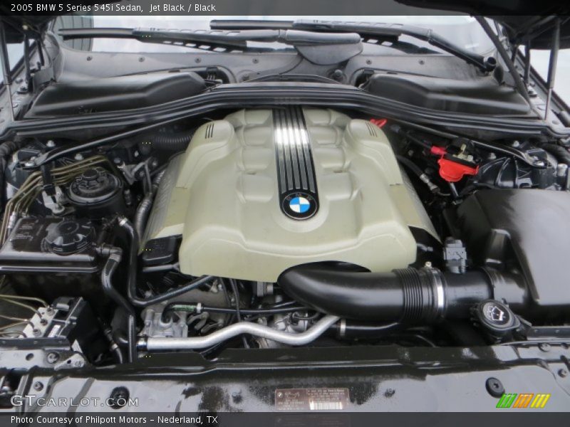 Jet Black / Black 2005 BMW 5 Series 545i Sedan