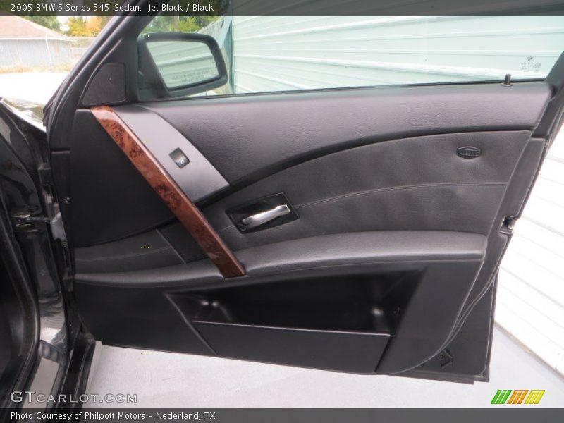 Jet Black / Black 2005 BMW 5 Series 545i Sedan
