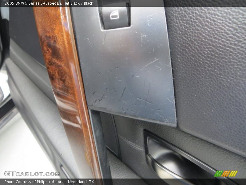 Jet Black / Black 2005 BMW 5 Series 545i Sedan