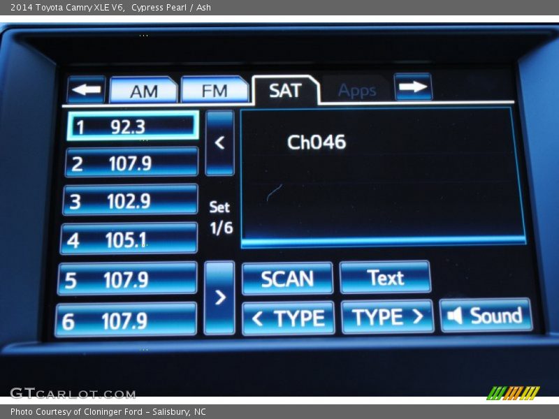 Cypress Pearl / Ash 2014 Toyota Camry XLE V6