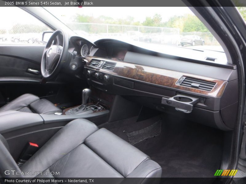Jet Black / Black 2005 BMW 5 Series 545i Sedan