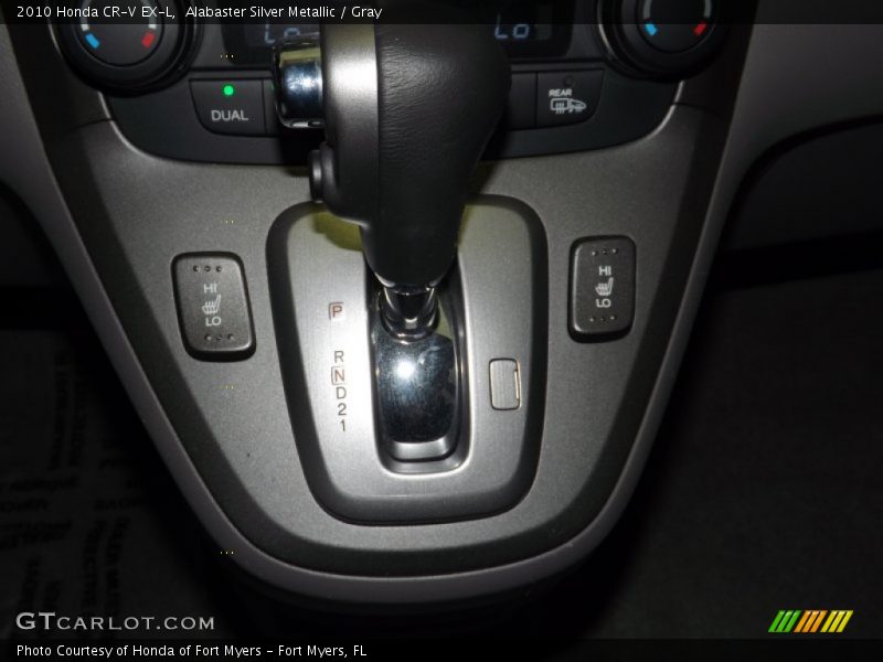 Alabaster Silver Metallic / Gray 2010 Honda CR-V EX-L