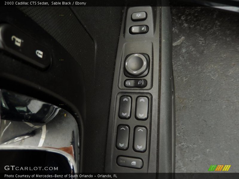 Sable Black / Ebony 2003 Cadillac CTS Sedan
