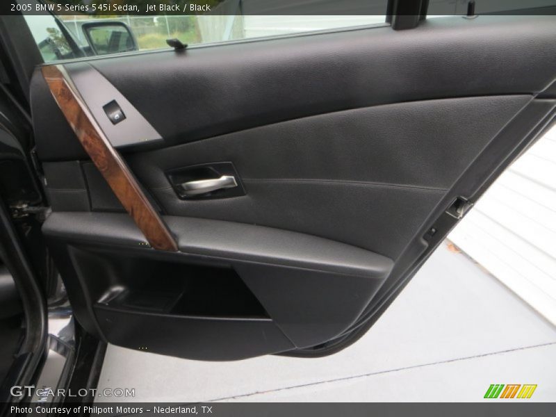 Jet Black / Black 2005 BMW 5 Series 545i Sedan
