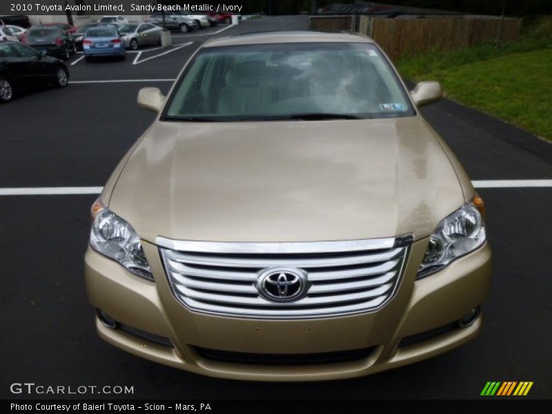 Sandy Beach Metallic / Ivory 2010 Toyota Avalon Limited