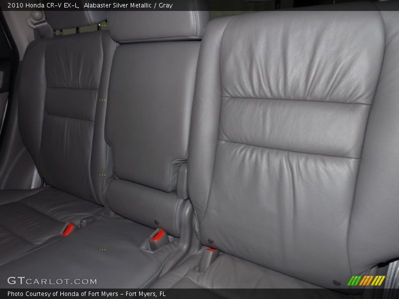 Alabaster Silver Metallic / Gray 2010 Honda CR-V EX-L