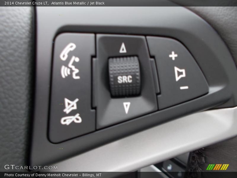 Atlantis Blue Metallic / Jet Black 2014 Chevrolet Cruze LT