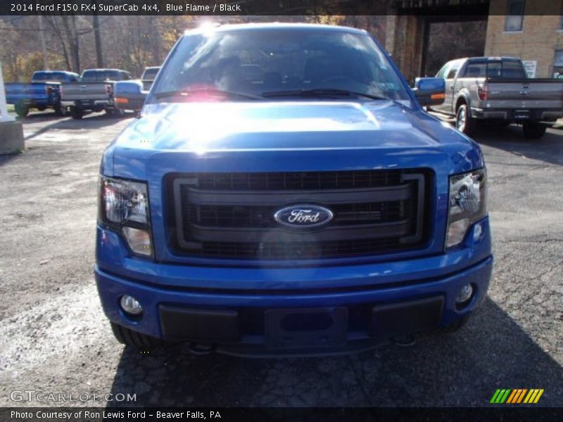 Blue Flame / Black 2014 Ford F150 FX4 SuperCab 4x4