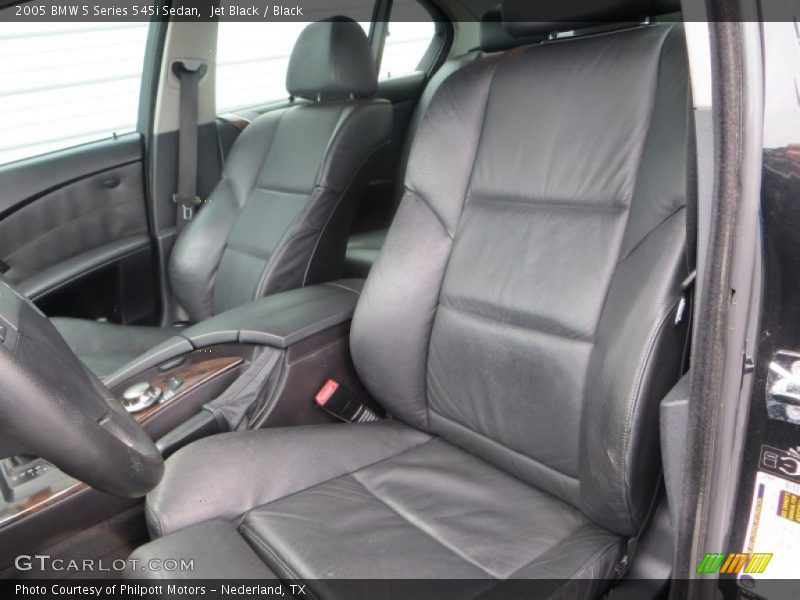 Jet Black / Black 2005 BMW 5 Series 545i Sedan