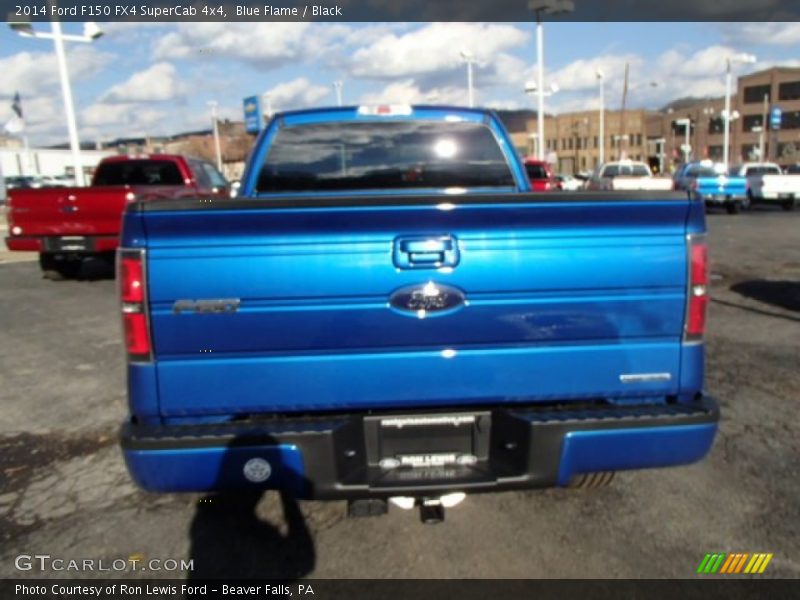 Blue Flame / Black 2014 Ford F150 FX4 SuperCab 4x4