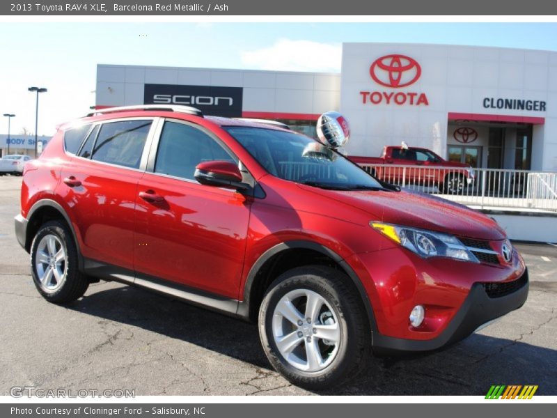 Barcelona Red Metallic / Ash 2013 Toyota RAV4 XLE