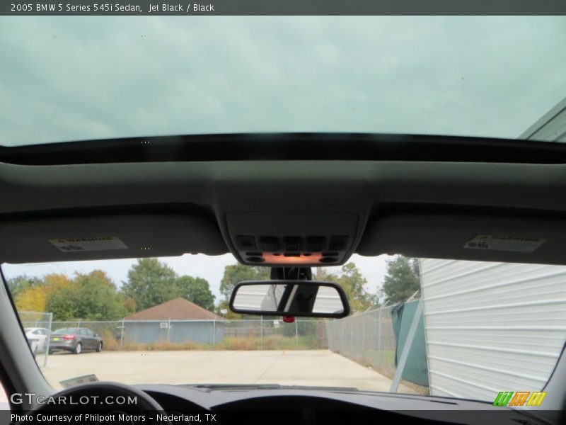 Jet Black / Black 2005 BMW 5 Series 545i Sedan