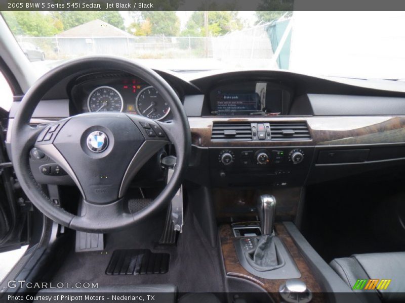 Jet Black / Black 2005 BMW 5 Series 545i Sedan