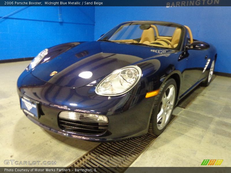 Midnight Blue Metallic / Sand Beige 2006 Porsche Boxster