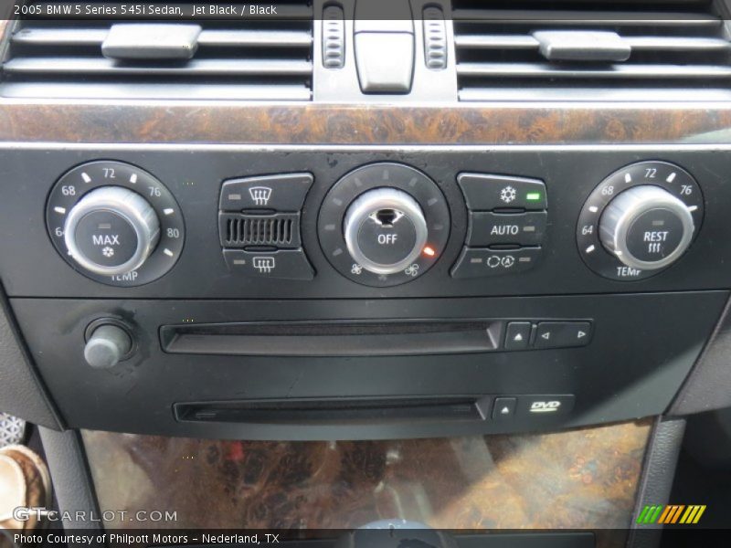 Jet Black / Black 2005 BMW 5 Series 545i Sedan