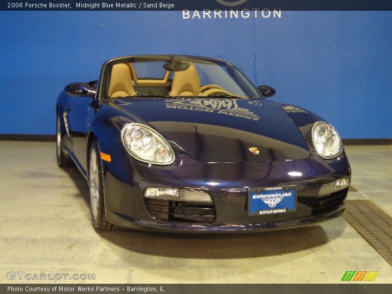 Midnight Blue Metallic / Sand Beige 2006 Porsche Boxster