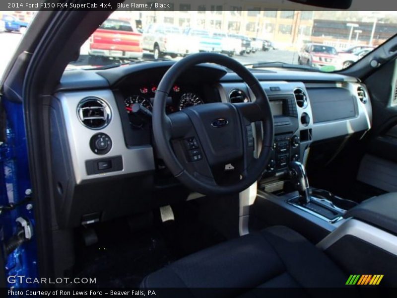 Blue Flame / Black 2014 Ford F150 FX4 SuperCab 4x4