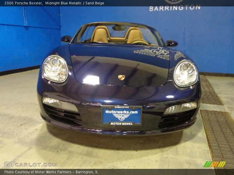 Midnight Blue Metallic / Sand Beige 2006 Porsche Boxster