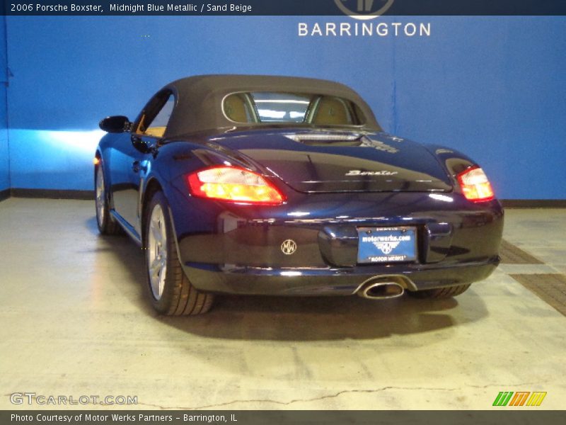Midnight Blue Metallic / Sand Beige 2006 Porsche Boxster