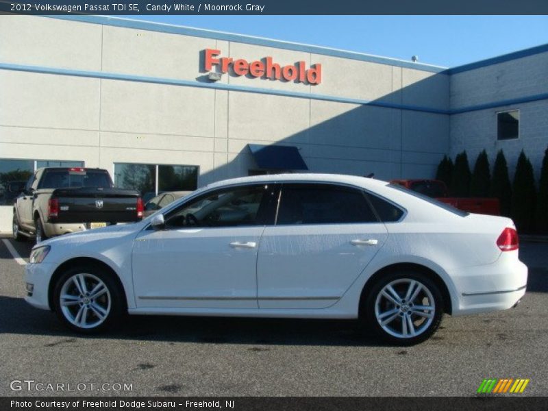 Candy White / Moonrock Gray 2012 Volkswagen Passat TDI SE
