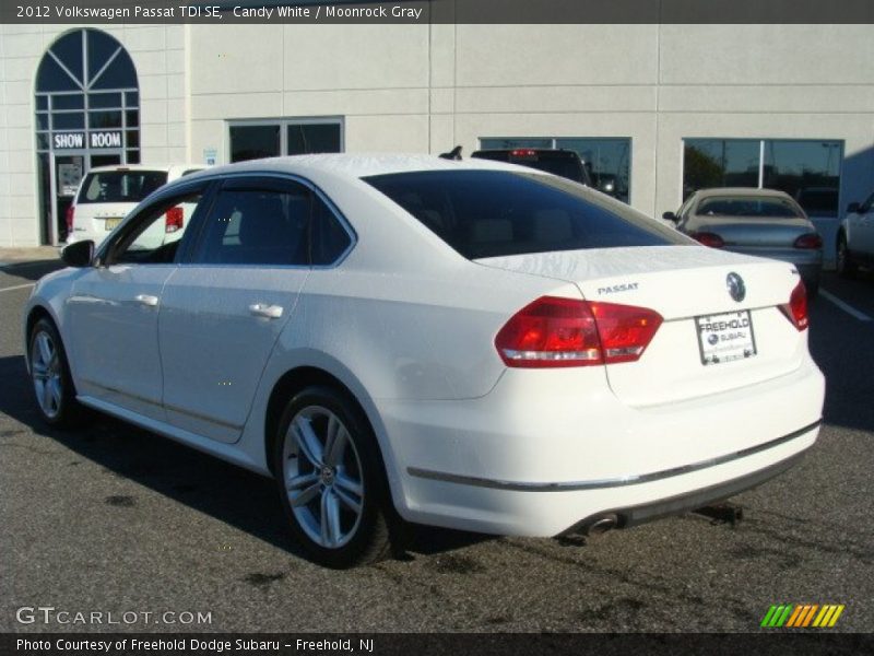 Candy White / Moonrock Gray 2012 Volkswagen Passat TDI SE