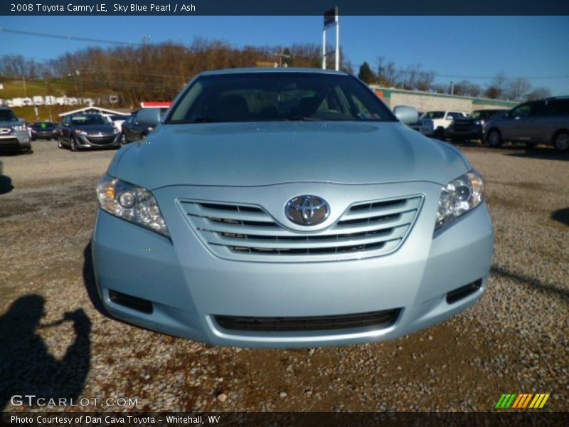 Sky Blue Pearl / Ash 2008 Toyota Camry LE
