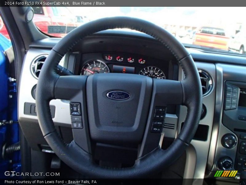 Blue Flame / Black 2014 Ford F150 FX4 SuperCab 4x4