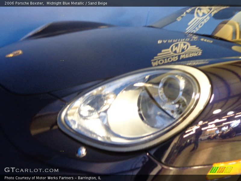 Midnight Blue Metallic / Sand Beige 2006 Porsche Boxster