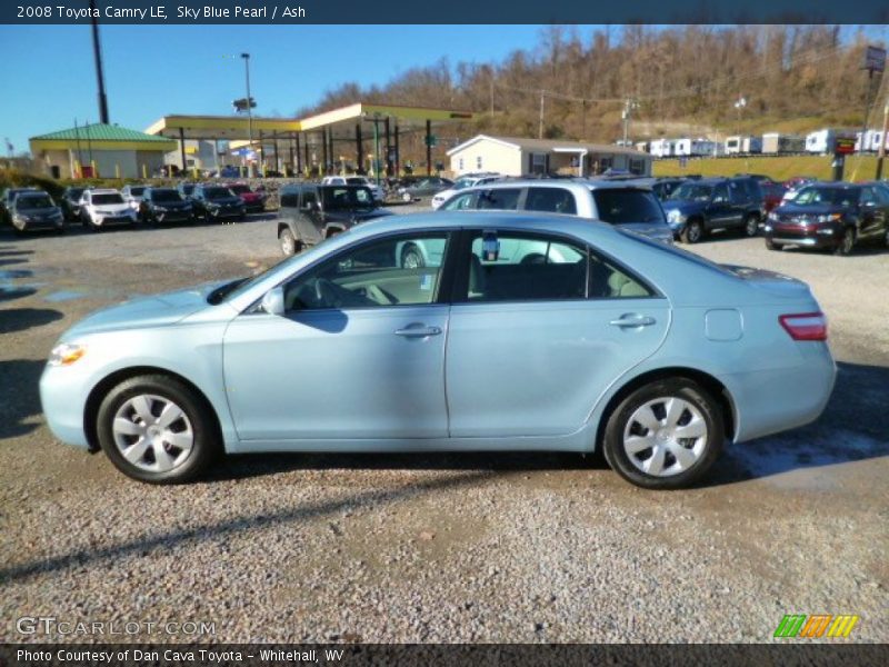 Sky Blue Pearl / Ash 2008 Toyota Camry LE