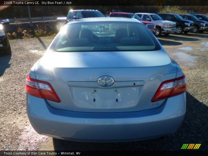Sky Blue Pearl / Ash 2008 Toyota Camry LE