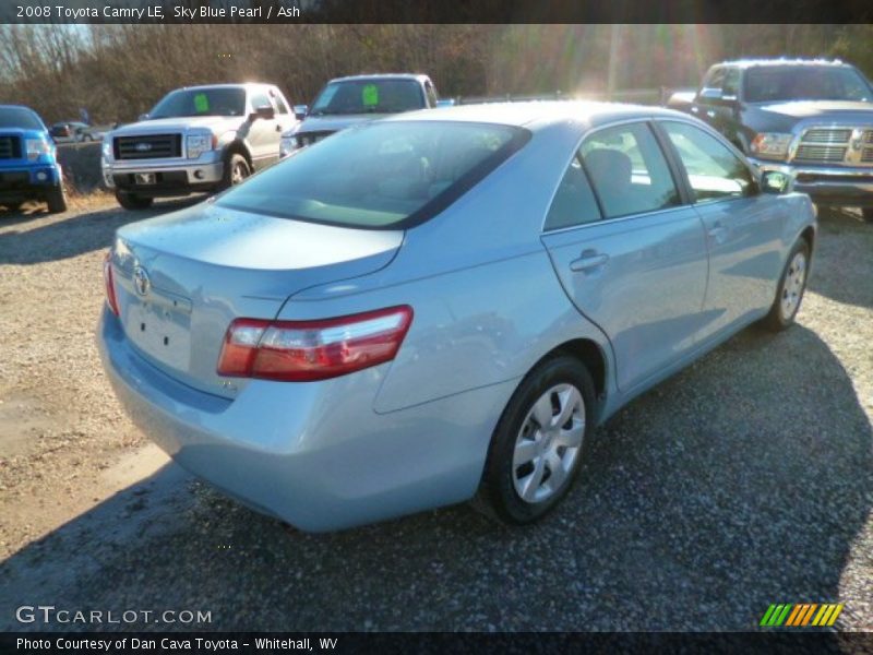 Sky Blue Pearl / Ash 2008 Toyota Camry LE