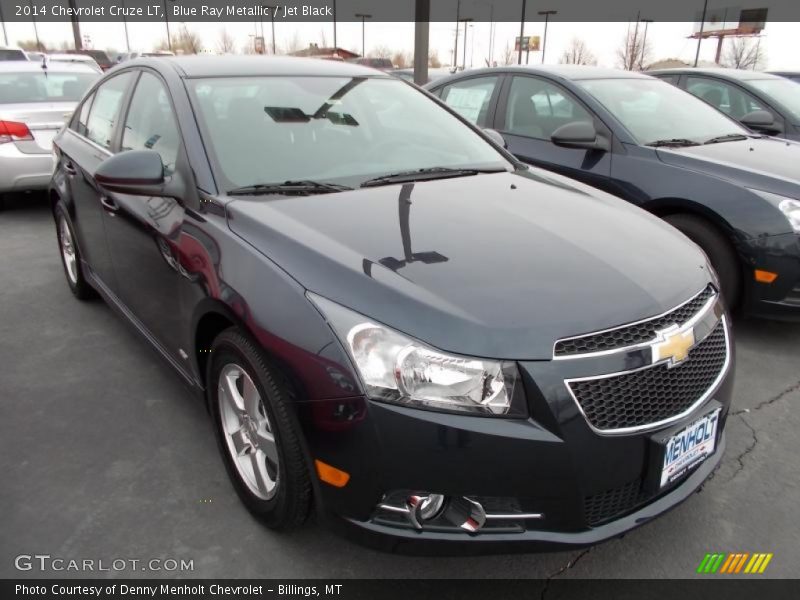 Blue Ray Metallic / Jet Black 2014 Chevrolet Cruze LT