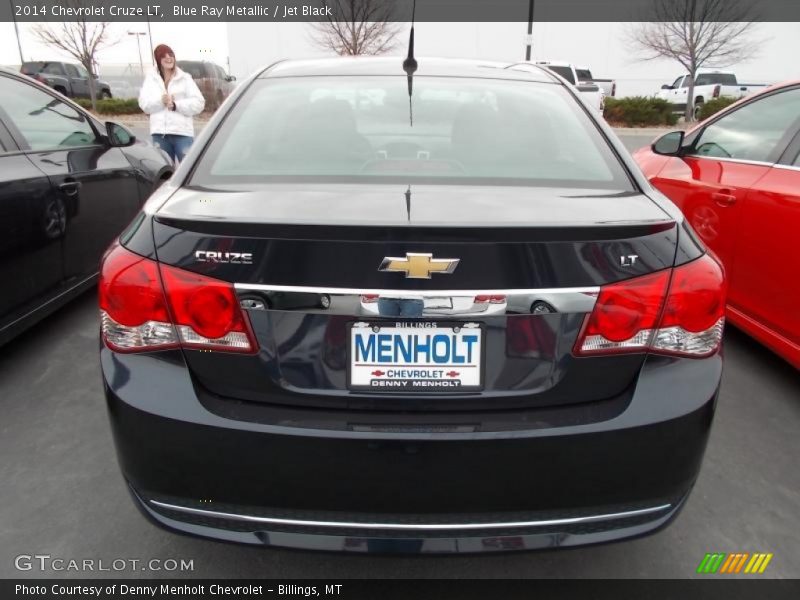 Blue Ray Metallic / Jet Black 2014 Chevrolet Cruze LT