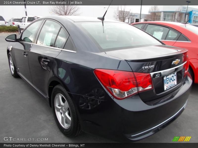 Blue Ray Metallic / Jet Black 2014 Chevrolet Cruze LT