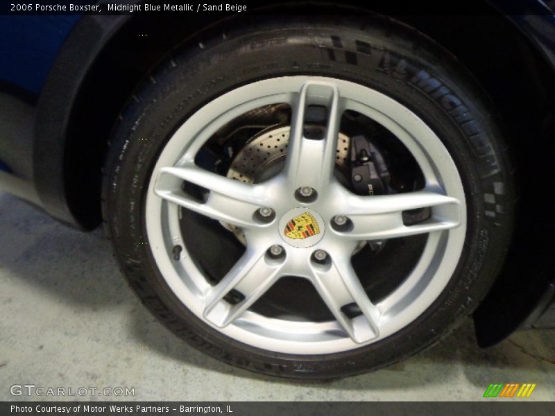 Midnight Blue Metallic / Sand Beige 2006 Porsche Boxster