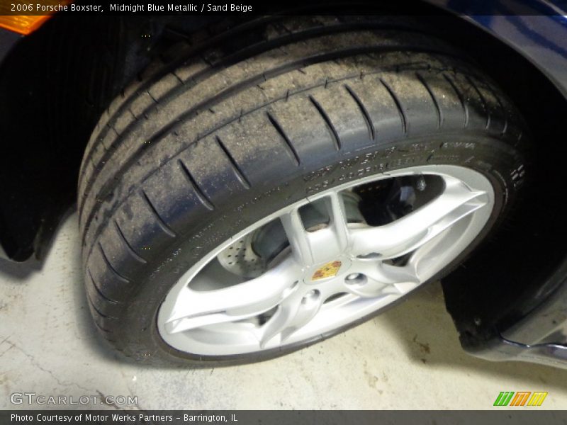 Midnight Blue Metallic / Sand Beige 2006 Porsche Boxster