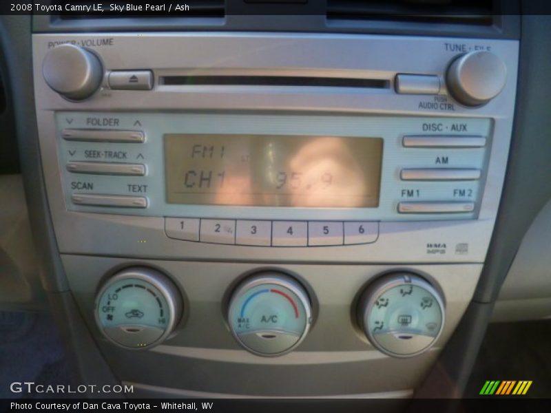 Sky Blue Pearl / Ash 2008 Toyota Camry LE