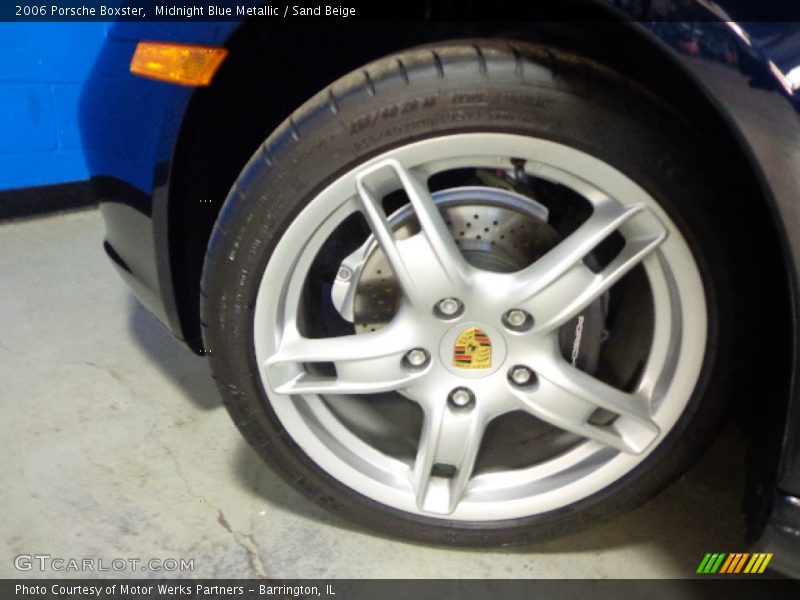 Midnight Blue Metallic / Sand Beige 2006 Porsche Boxster