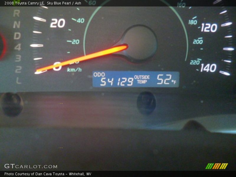 Sky Blue Pearl / Ash 2008 Toyota Camry LE