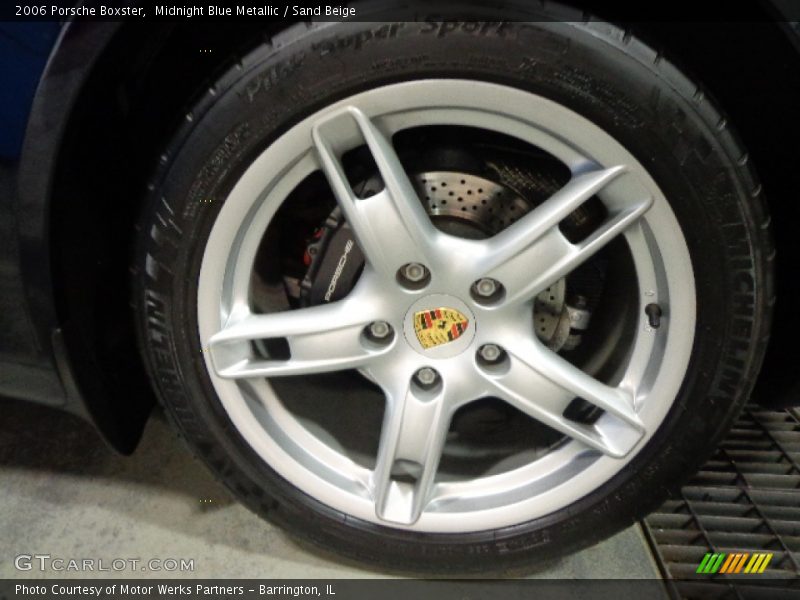 Midnight Blue Metallic / Sand Beige 2006 Porsche Boxster