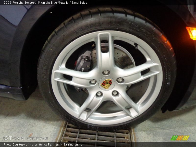Midnight Blue Metallic / Sand Beige 2006 Porsche Boxster