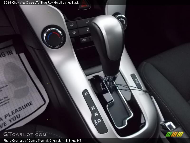 Blue Ray Metallic / Jet Black 2014 Chevrolet Cruze LT