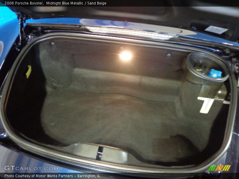 Midnight Blue Metallic / Sand Beige 2006 Porsche Boxster