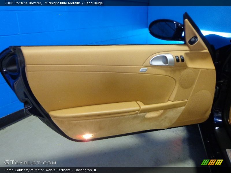 Midnight Blue Metallic / Sand Beige 2006 Porsche Boxster